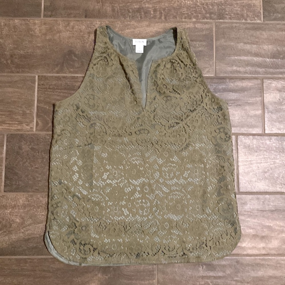 J Crew Lace Tank - NWOT